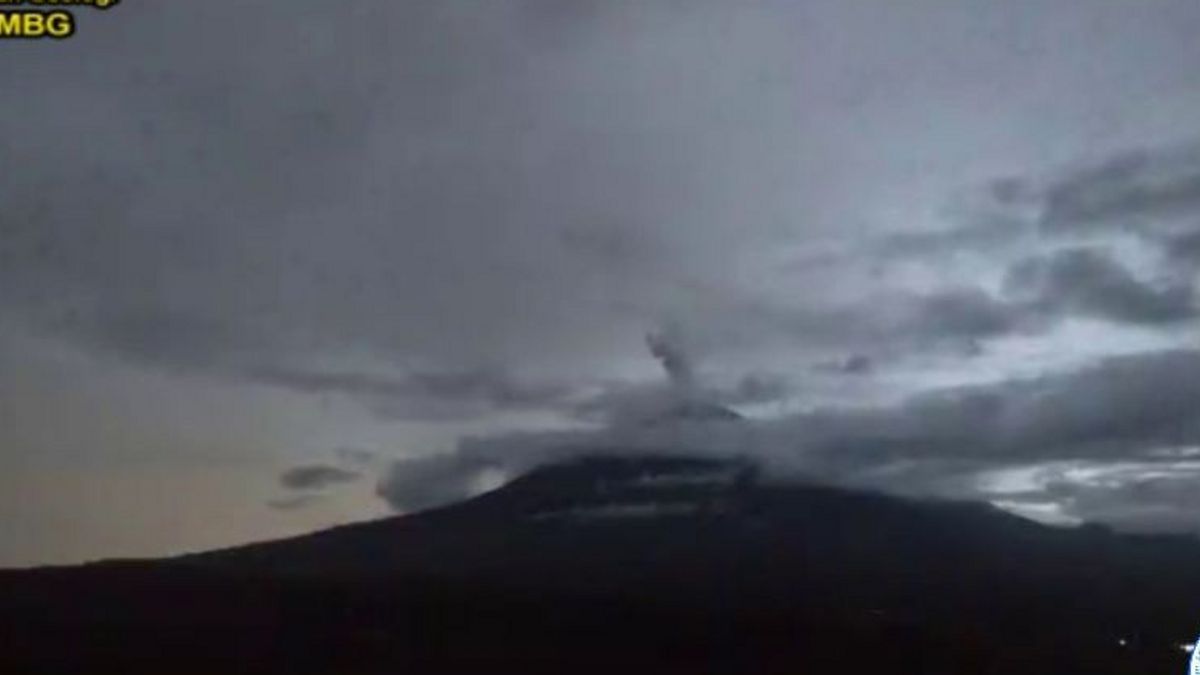 Flood Vibrations On Mount Semeru Recorded For 3,600 Seconds