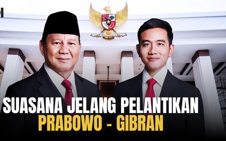 Suasana Jelang Pelantikan Prabowo Subianto dan Gibran Rakabuming Raka