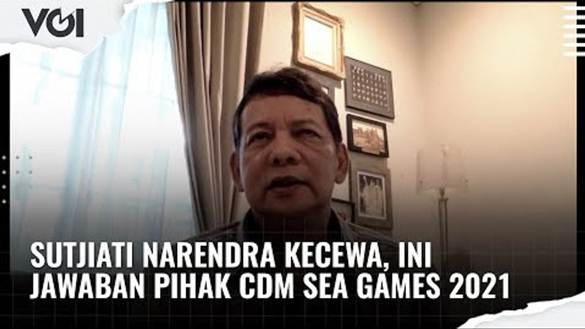 VIDEO: Sutjiati Narendra Disappointed, This Is The CdM SEA Games 2021 Answer