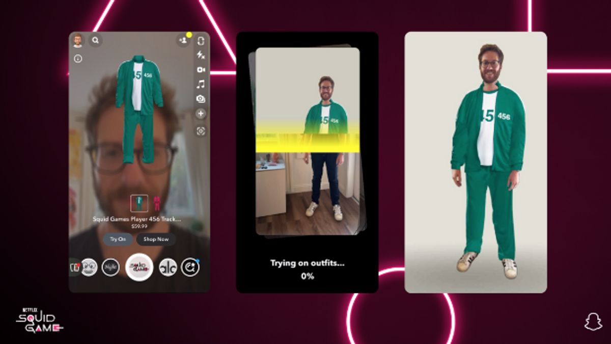 Snapchat Mudahkan Pengguna Jajal dan Beli Kostum Halloween dari Aplikasi