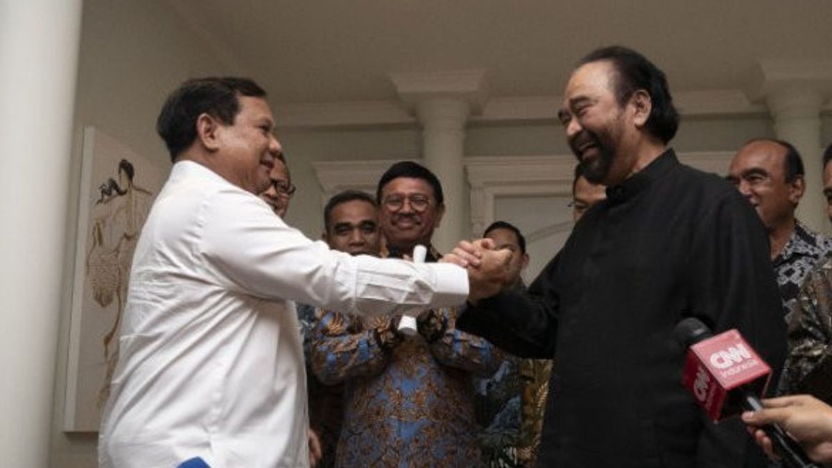 This Afternoon, Prabowo Visits Surya Paloh At The NasDem Office, What Happened?