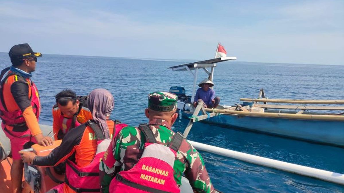 7日間の行方不明、SARチームはロンボク島北部海域で溺死した漁師の捜索を停止