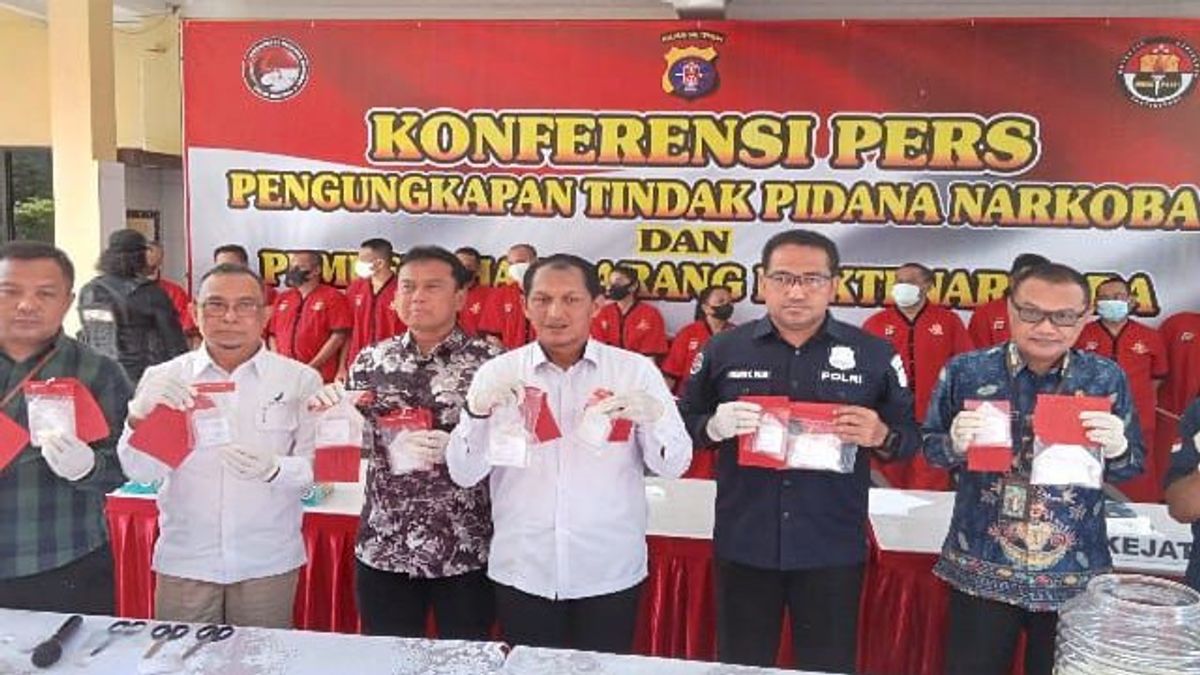 86 Narcotics Bandars Were Arrested By The Central Kalimantan Police, Evidence 1.2 Sabu Disita