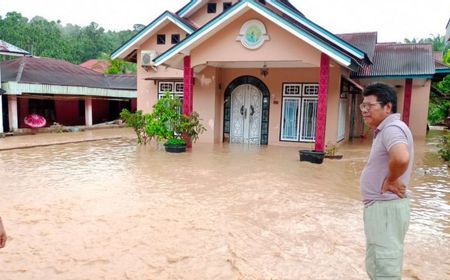 Longsor dan Banjir Landa Agam Sumbar, Puluhan Rumah Terendam