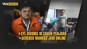 VOI Hari Ini: SYL Divonis 10 Tahun Penjara, Sindikat Judi Online Digerebek Polisi