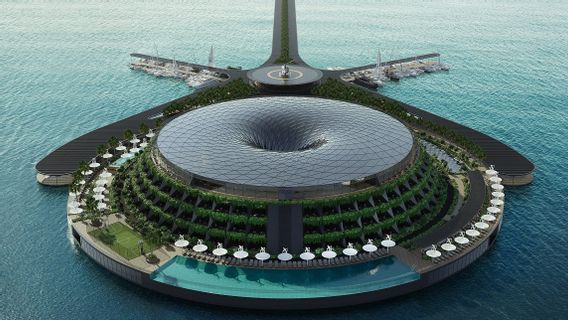 This Floating Hotel Generates Electricity By Rotating All Day Long