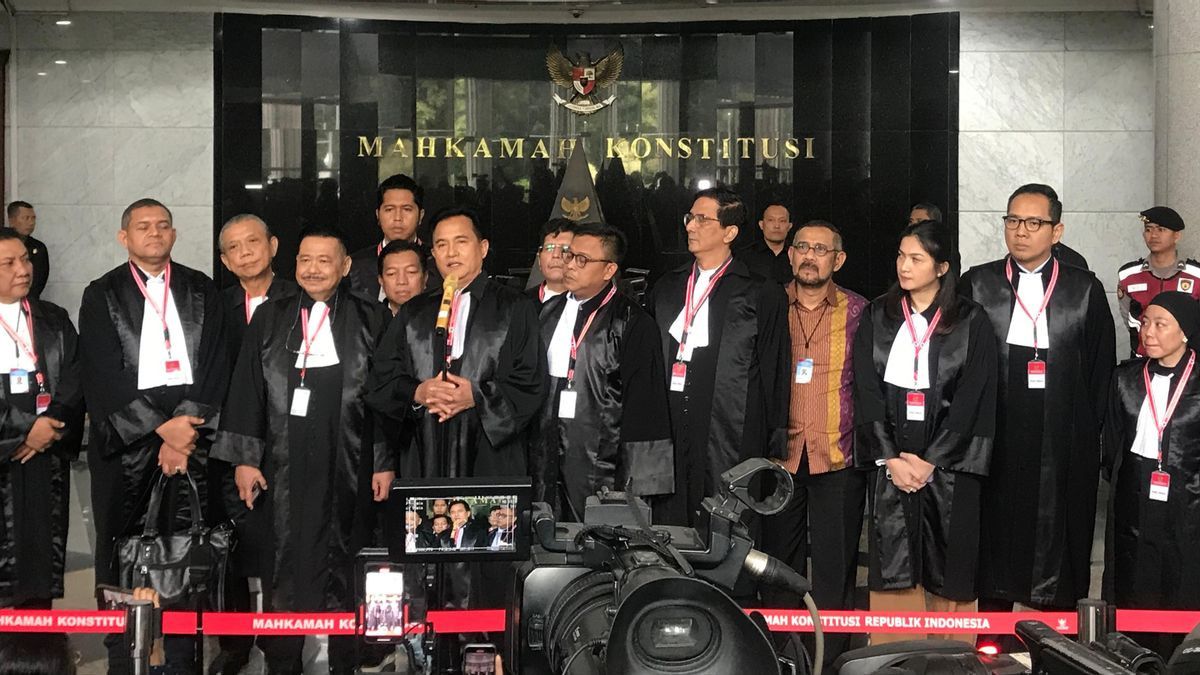 Mise à jour de Yusril, l’équipe juridique rendra compte des résultats de l’audience mk à Prabowo mardi soir