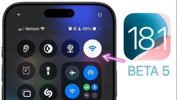 iOS 18.1 Beta Developer 5: يأتي مع تحديثات مركز التحكم والكاميرا وميزات جديدة