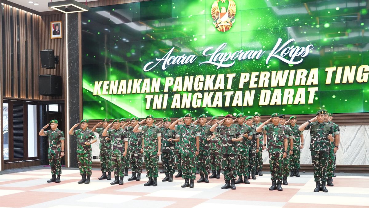 Kasad General Maruli reminds that promotion must be a motivation for improving the quality of service