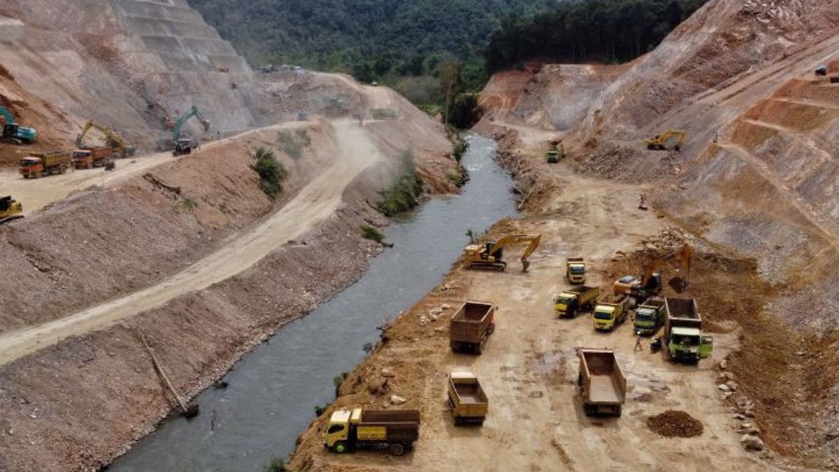 Targeted To Be Completed By The End Of This Year, The Construction Of The Ameroro Dam In Southeast Sulawesi Package II Has Been 70 Percent