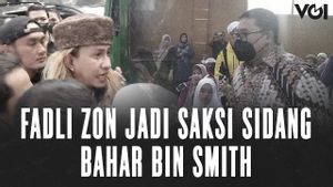 VIDEO: Sidang Lanjutan Bahar Bin Smith, Fadli Zon Dihadirkan Jadi Saksi