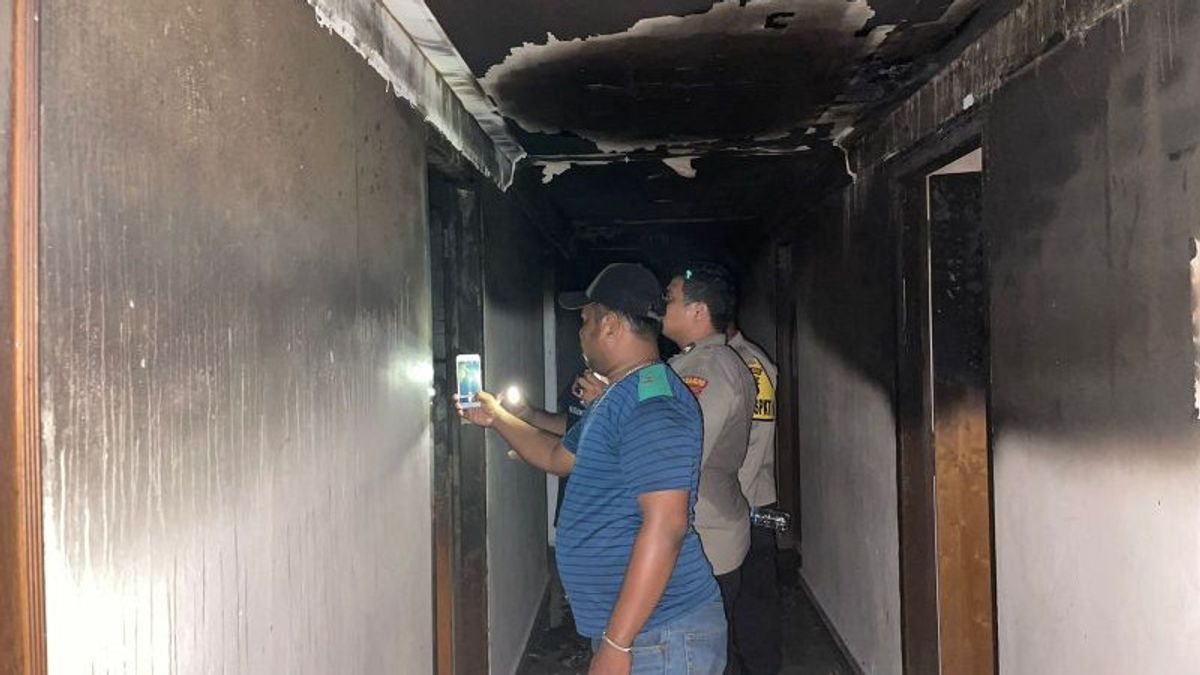 Left To Sleep While Drunk Together, The Man Who Burned The Hotel In Karimun Kepri Was Arrested
