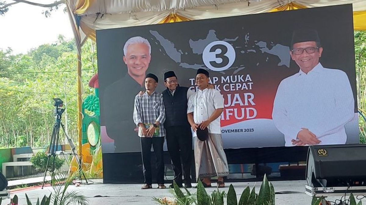 Campagne à Sabang Aceh, Mahfud promet pour hommage le professeur Ngaji Naik