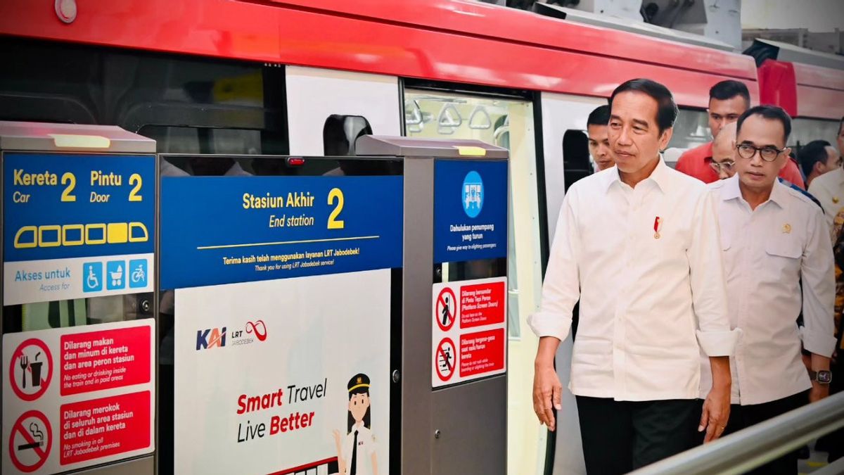 Jokowi Will Evaluate Jabodebek LRT Due To Natural Disorders After Operating