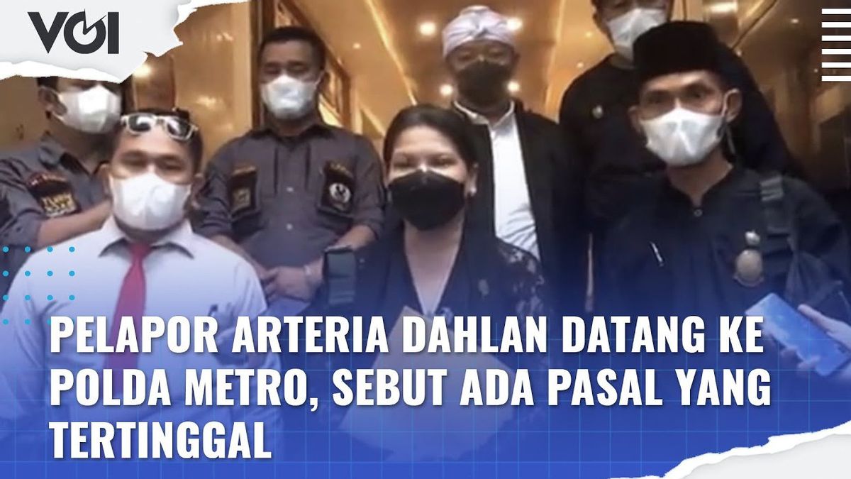 VIDEO: Whistleblower Arteria Dahlan Examined By Polda Metro Jaya