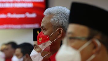 Ganjar Pranowo In Jakarta Joins The Coordination Meeting Of The PDIP Regional Head, Will Get Direction From Megawati