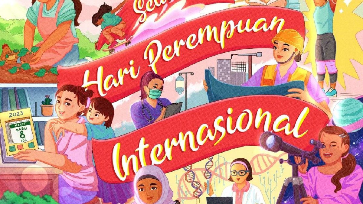 Jokowi Unggah Poster Hari Perempuan Internasional, Ada Profesi Wanita Dulunya Tabu Kini Digeluti Seperti Skateboarder