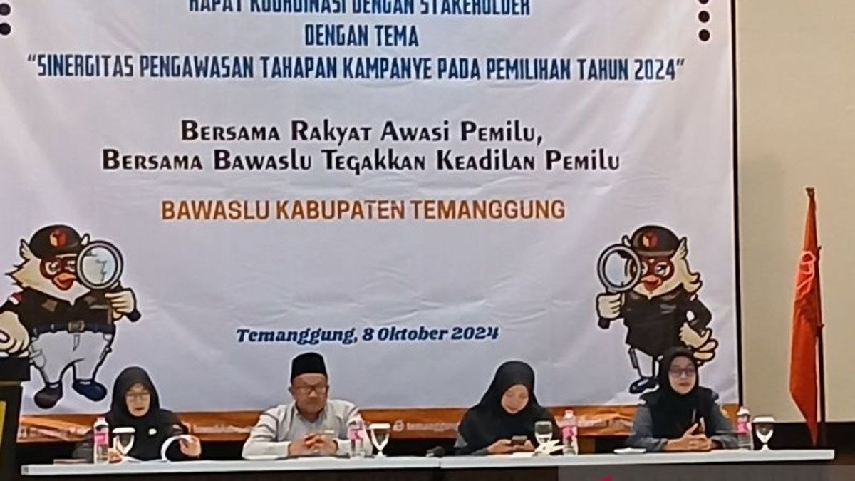 Bawaslu Temanggung Belum Bisa Bertindak soal Laporan Perusakan APK Paslon No 2 di 8 Titik