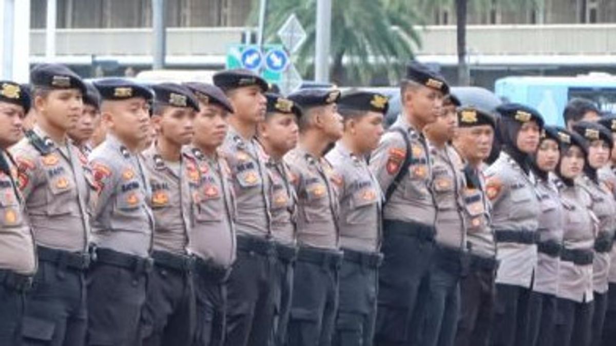 2.617 Aparat Jaga Aksi Demo Buruh Hari Ini di Monas