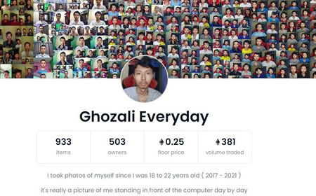 Ghozali Everyday Bakal Bikin NFT Gaya 3D, Bikin Penasaran!