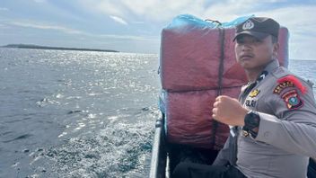 Polisi Bawa Logistik Pemilu yang Sempat Terombang-ambing Tiba di Pulau Batu Barat