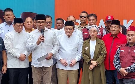 Ridwan Kamil-Suswono Titip Aspirasi Warga Jakarta ke Pramono Anung-Rano Karno