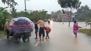 Banjir di Kabupaten Bandung, 4 Rumah Rusak