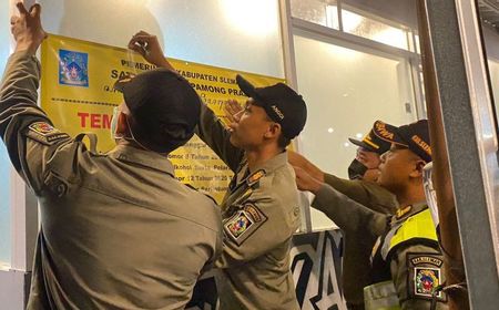 4 Toko di Sleman Yogyakarta Disegel Satpol PP karena Jual Miras Tanpa Izin