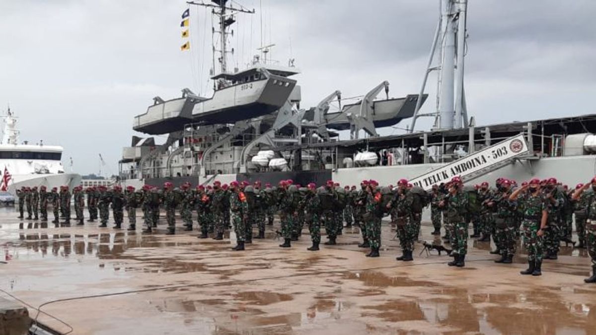 88 Marines Deployed To Guard Three Islands On The Indonesian Border