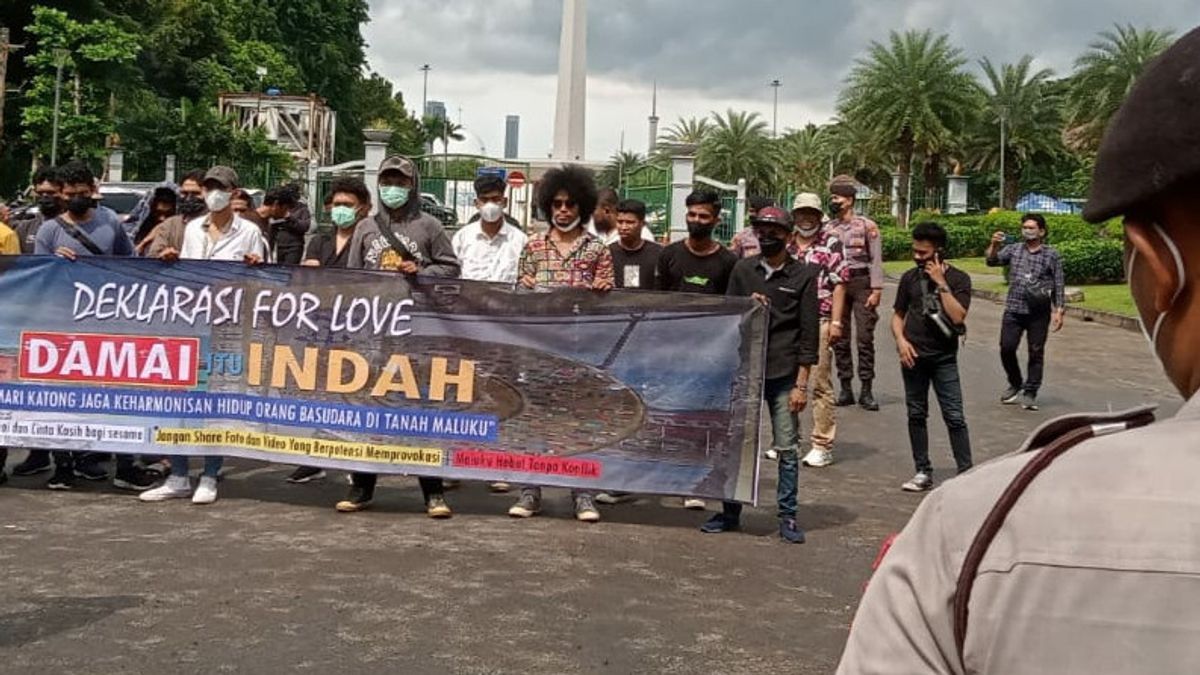 A Group Of Moluccan Youth In Jakarta Condemns The Spreaders Of Conflict Hoaxes In Karouw And Ory Villages