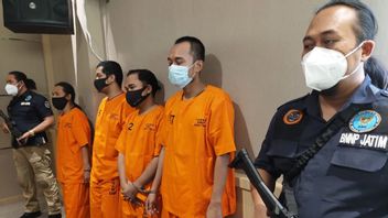 East Java BNN Destroys Ecstasy And 6.4 Kg Of Shabu Evidence Of Arrest Of 4 Suspects
