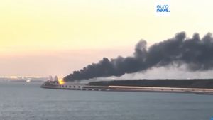 Otoritas Rusia Sebut Serangan di Jembatan Krimea Dilakukan Dinas Khusus Ukraina dan Gunakan Drone