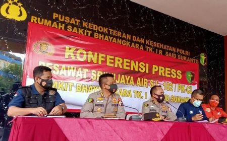 RS Polri Berikan Dampingan Psikologis Usai Terima 12 Data Keluarga Korban Sriwijaya Air