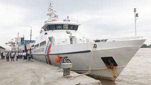 Amankan Arus Mudik Lebaran di Perairan Kalimantan Selatan, Kapal Patroli KPLP Ikut Siaga
