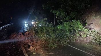 玛琅多地区发生山体滑坡