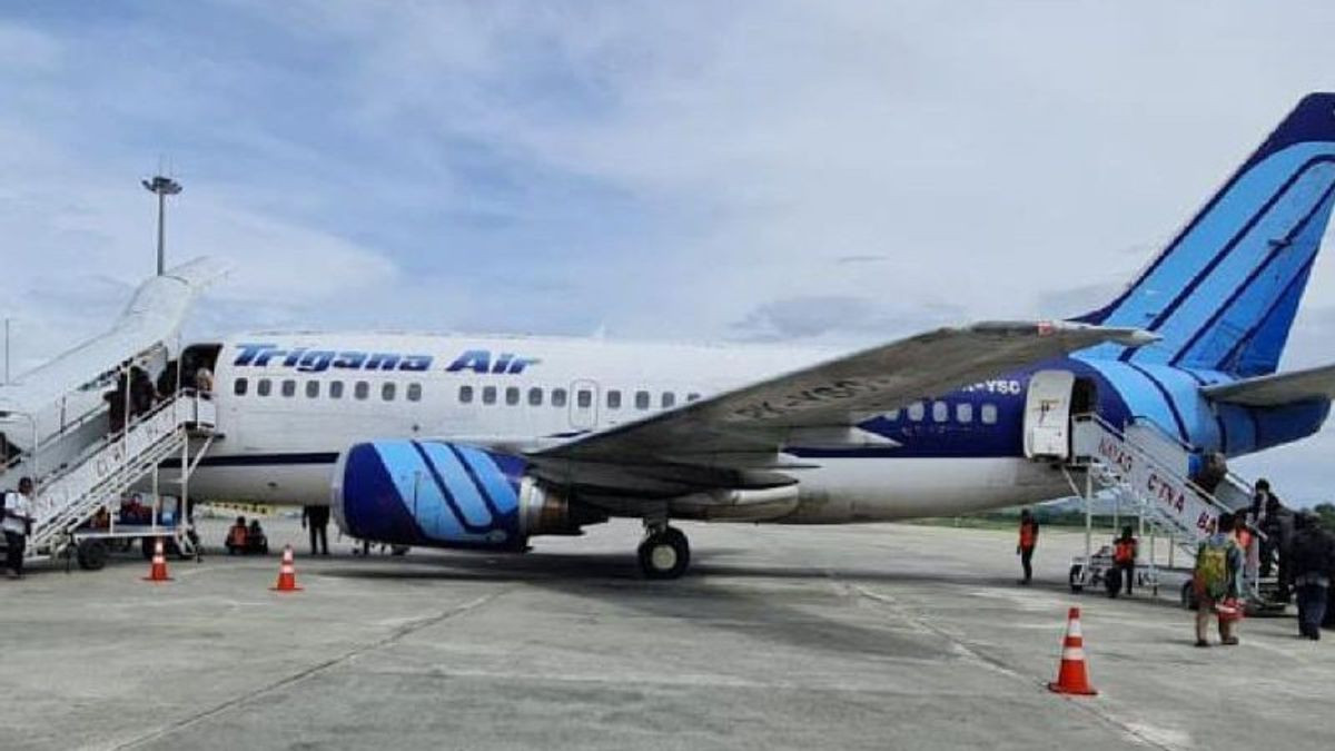 KPU Papua Pegunungan dan KPU Papua Sewa Pesawat Trigana Air ke Jakarta Hadiri Rekapitulasi Nasional