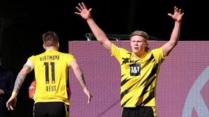 Dua Tendangan Erling Haaland Membawa Kemenangan Bagi Dortmund