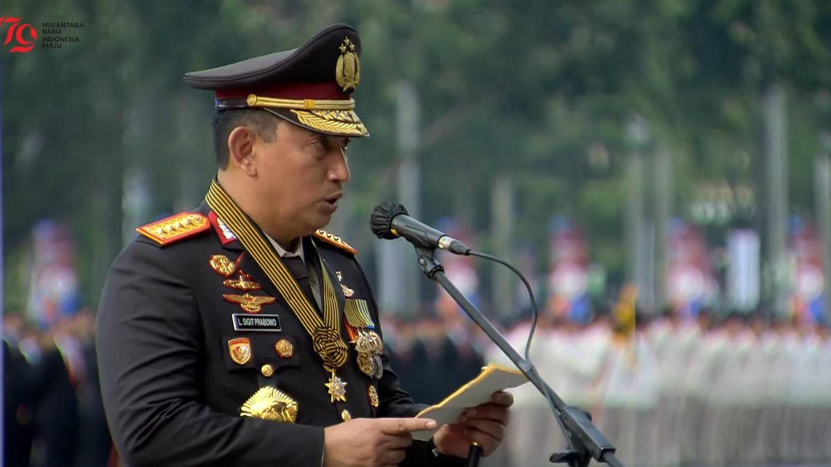 The National Police Chief Apologizes For Lack Of Maximum, Open Criticism-Aspirations
