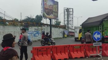 La police demande aux automobilistes d’être attentifs sur la route Jomin-Cirebon Muara gros camion Sumbu Tiga