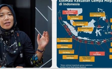 Jelaskan Potensi Gempa 15 Segmen Megathrust, BRIN: Membentang dari Sumsel hingga Utara Papua