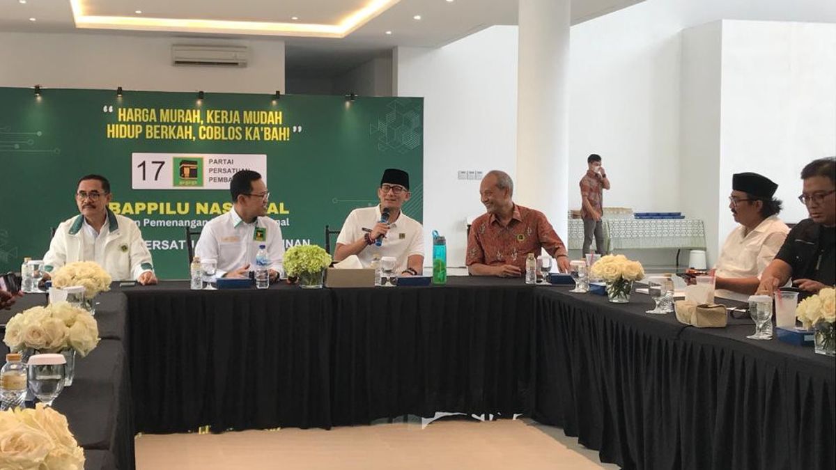 Sandiaga Says PPP Has A Green Economy Program, Alludes To Jakarta's Air Pollution