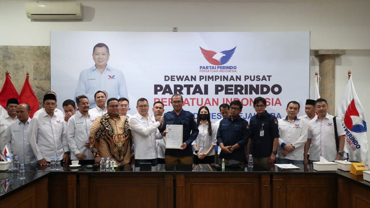 Release Of Faktual Verification For The 2024 General Election, Chairman Of The KPU: The Perindo Party Has Been Declared Eligible