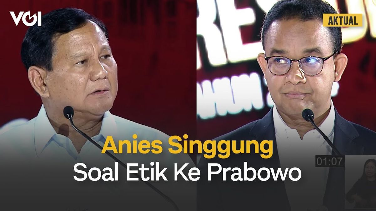 VIDEO: Hot, Third Presidential Candidate Debate, Prabowo Vs Anies Baswedan