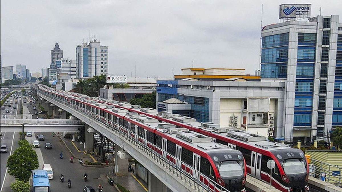 Jabodebek LRT Operates 336 Trips Per Day In July