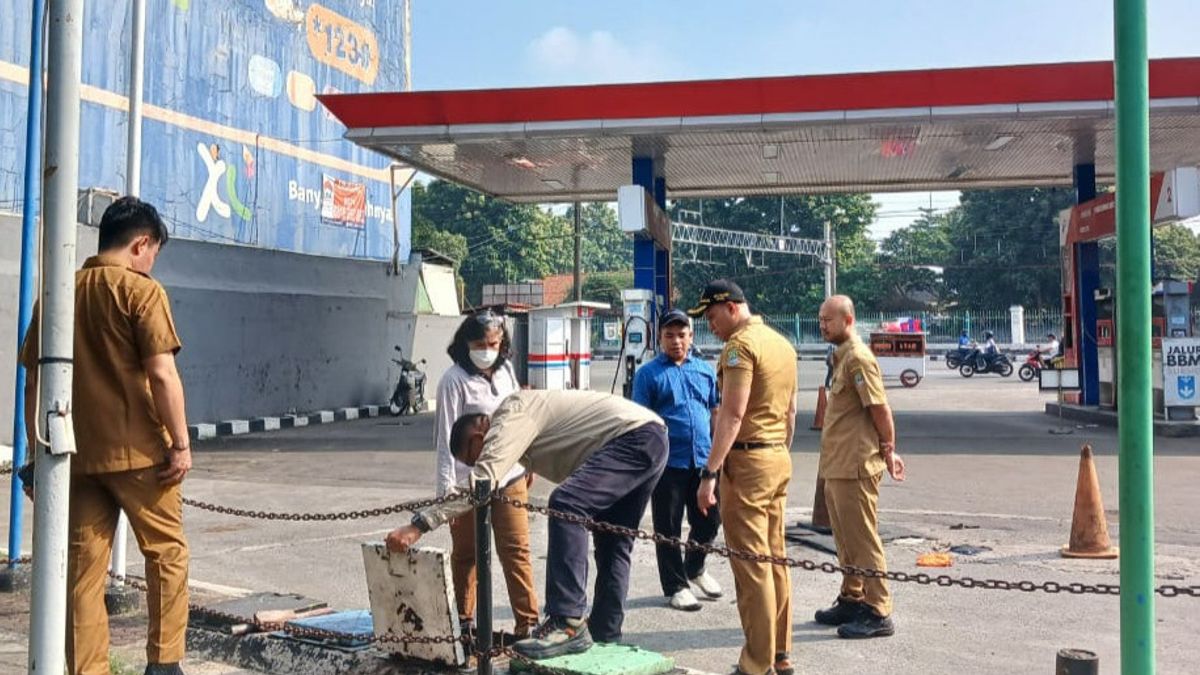 Heboh Bensin混合空气在Pertamina Bekasi零售加油站,受损车辆责任经理