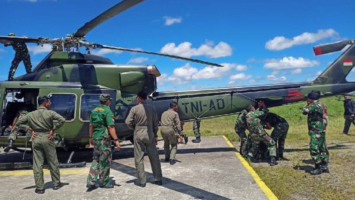 Saat Evakuasi Korban, Helikopter TNI AD Sempat Ditembak KKB Papua
