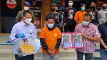 Fuite Vers Bima, Un Ouvrier Du Bâtiment Qui Entre Par Effraction Dans Un Distributeur Automatique De Billets à Canggu Bali Pour Voler Du Riz Arrêté