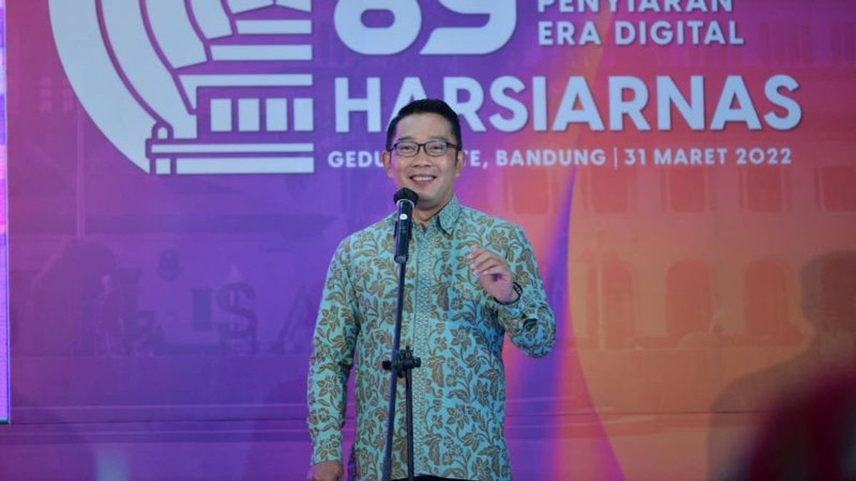 Peluang Kerja TV Digital, Ridwan Kamil Jelaskan soal 240 Ribu Lapangan Pekerjaan