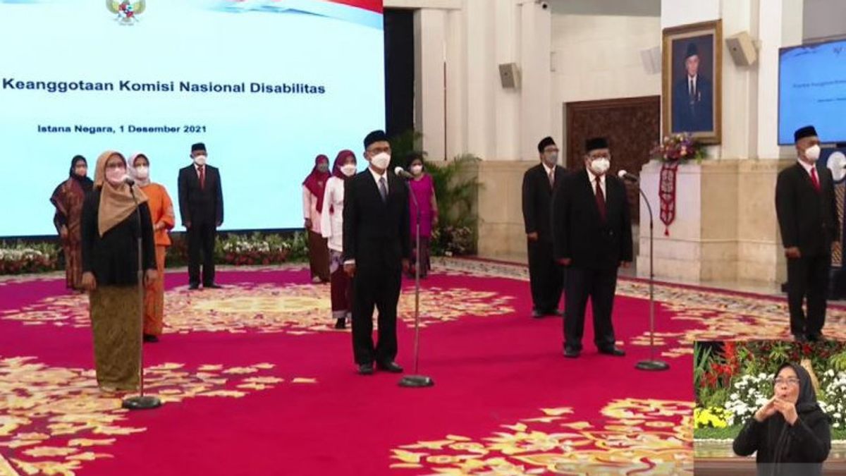 Presiden Jokowi Lantik Anggota Komisi Nasional Disabilitas, Langkah Awal Kesetaraan 