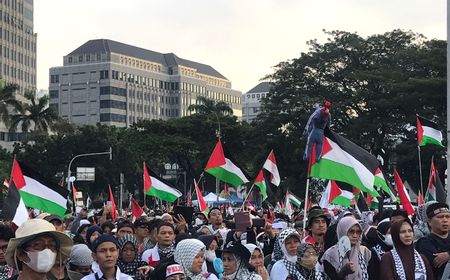 Massa Aksi Bela Palestina Tuntut Pengadilan Internasional Penjarakan Perdana Menteri Israel